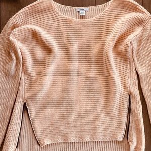 Boxy Scoop Neck Sweater